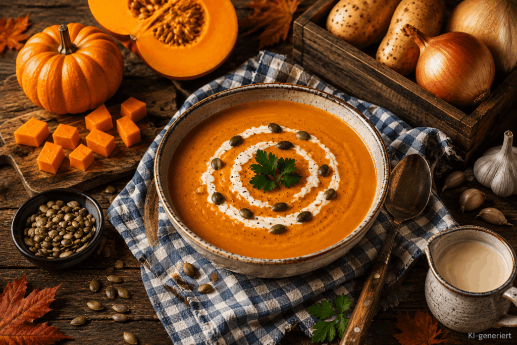Klassiche Kürbissuppe