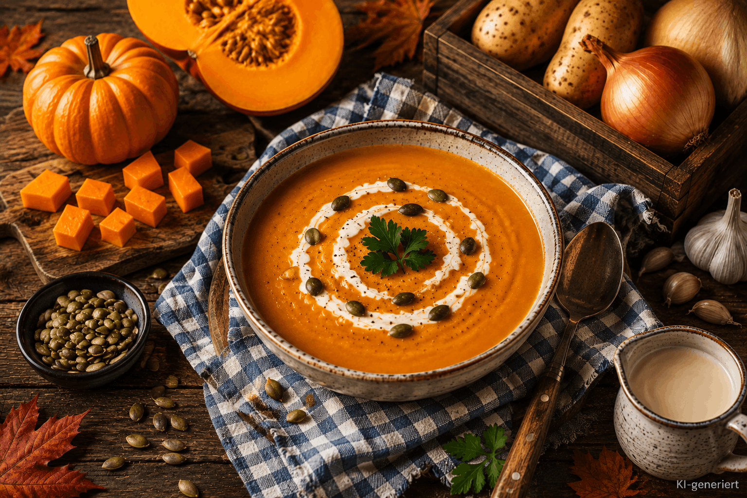 Klassiche Kürbissuppe