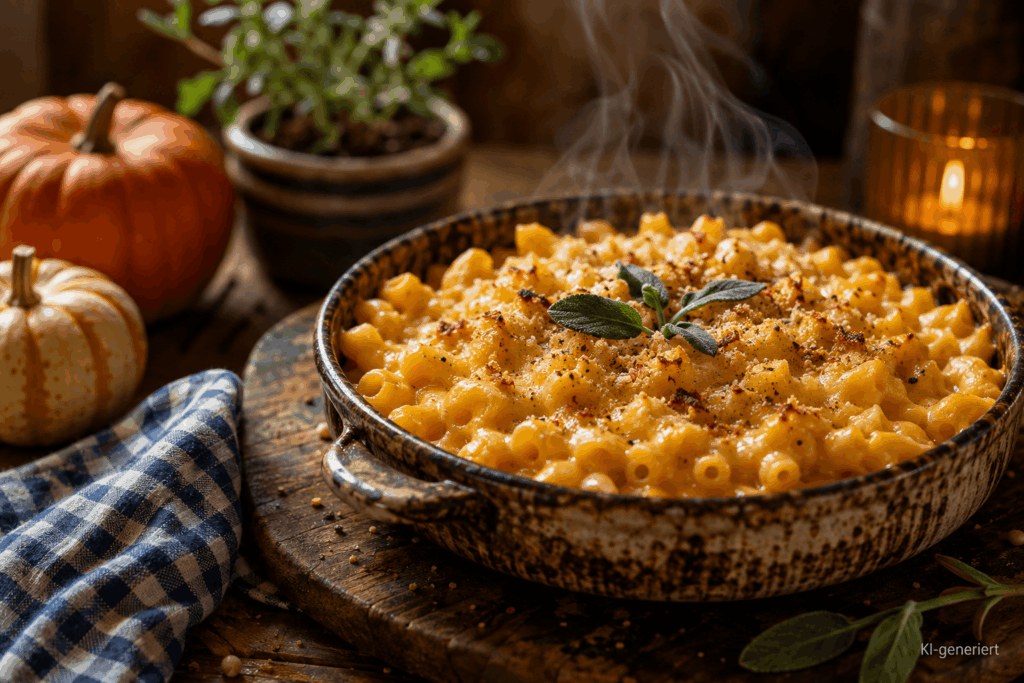 Kürbis Mac and Cheese