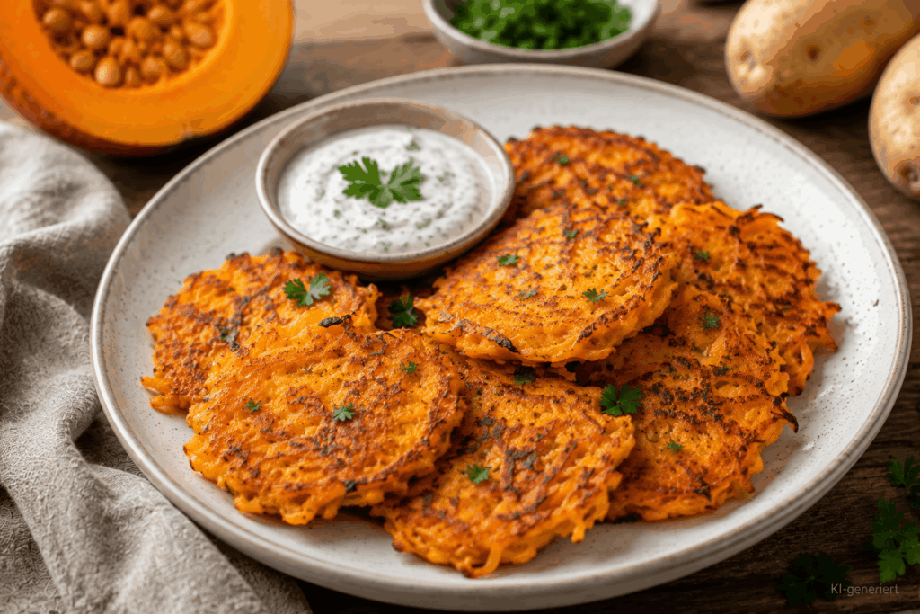 Kürbis Rösti